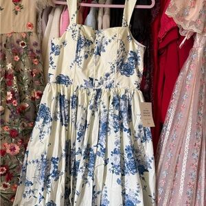 JessaKae Lola Blue Floral Dress